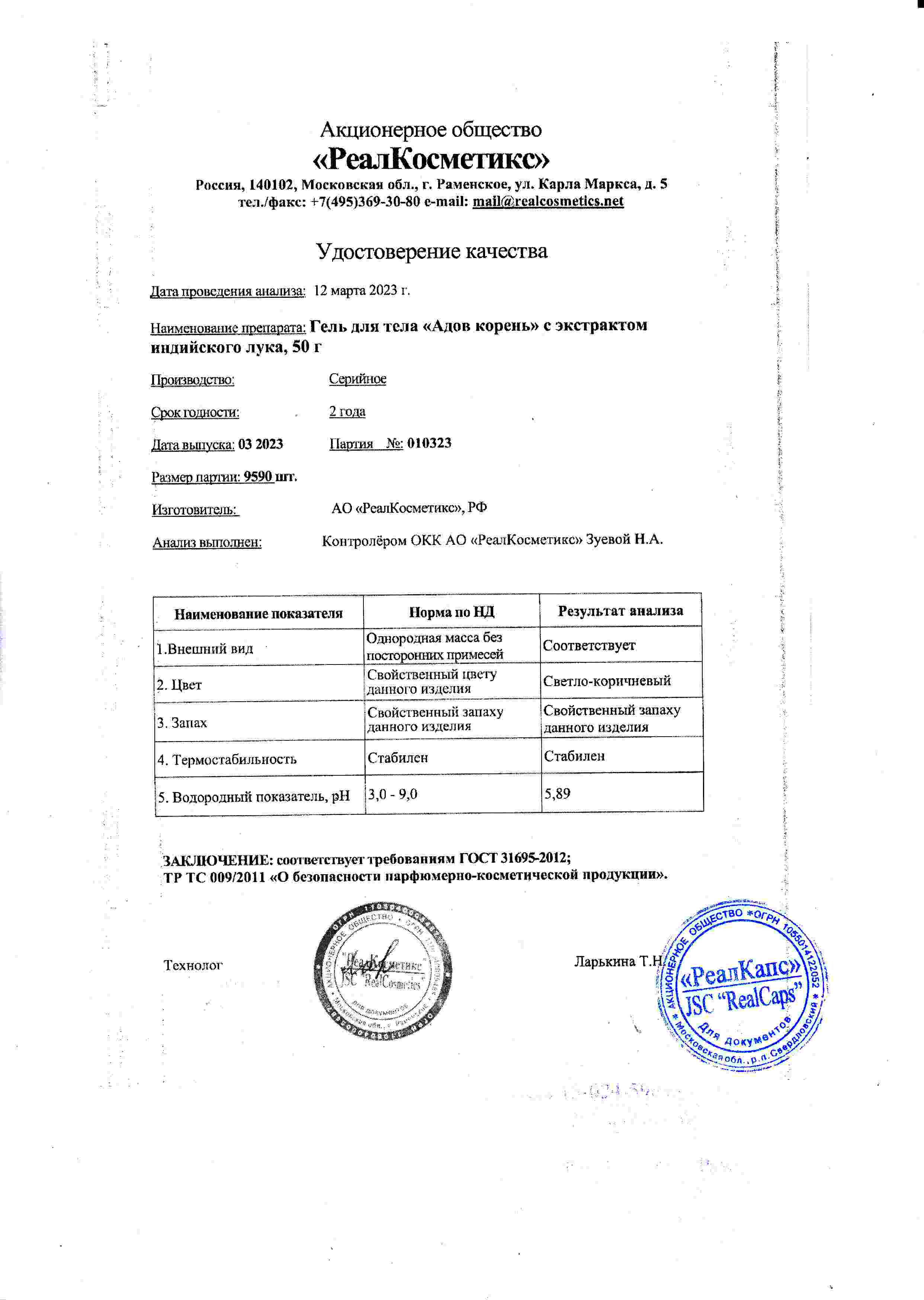 Паспорт №032023
